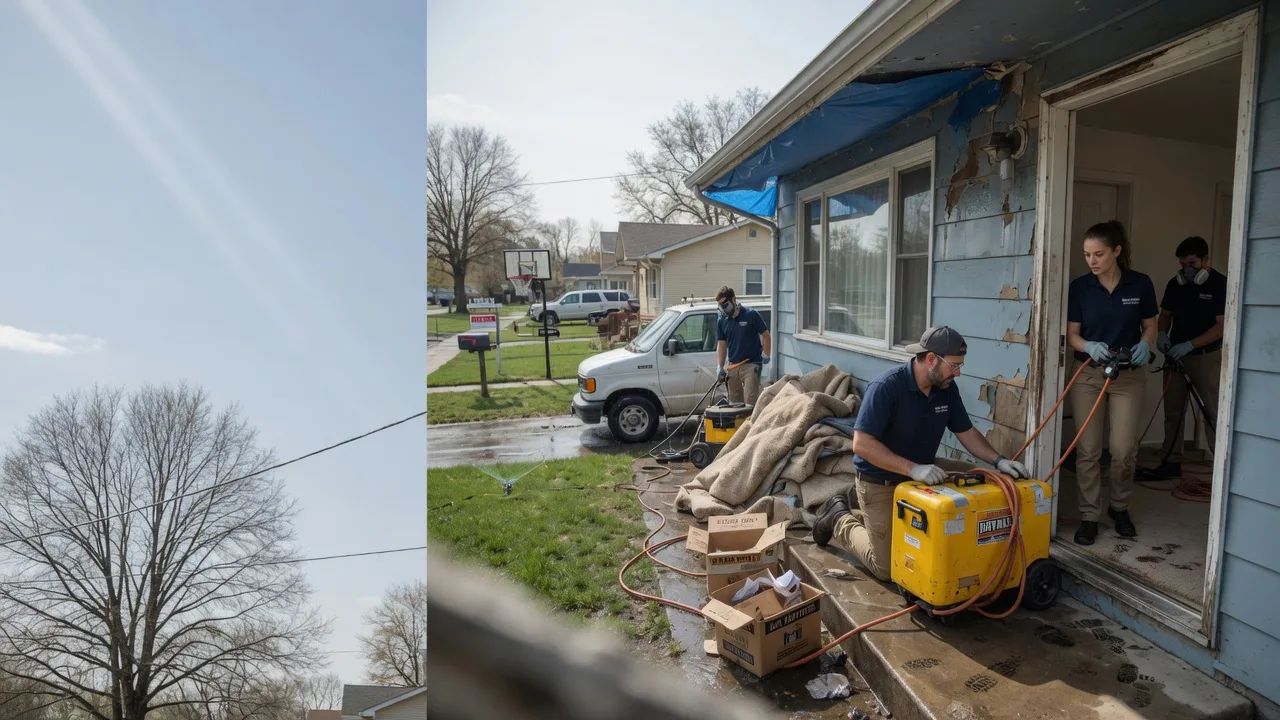 Basement Flood Cleanup in Shepardsville, IN near me